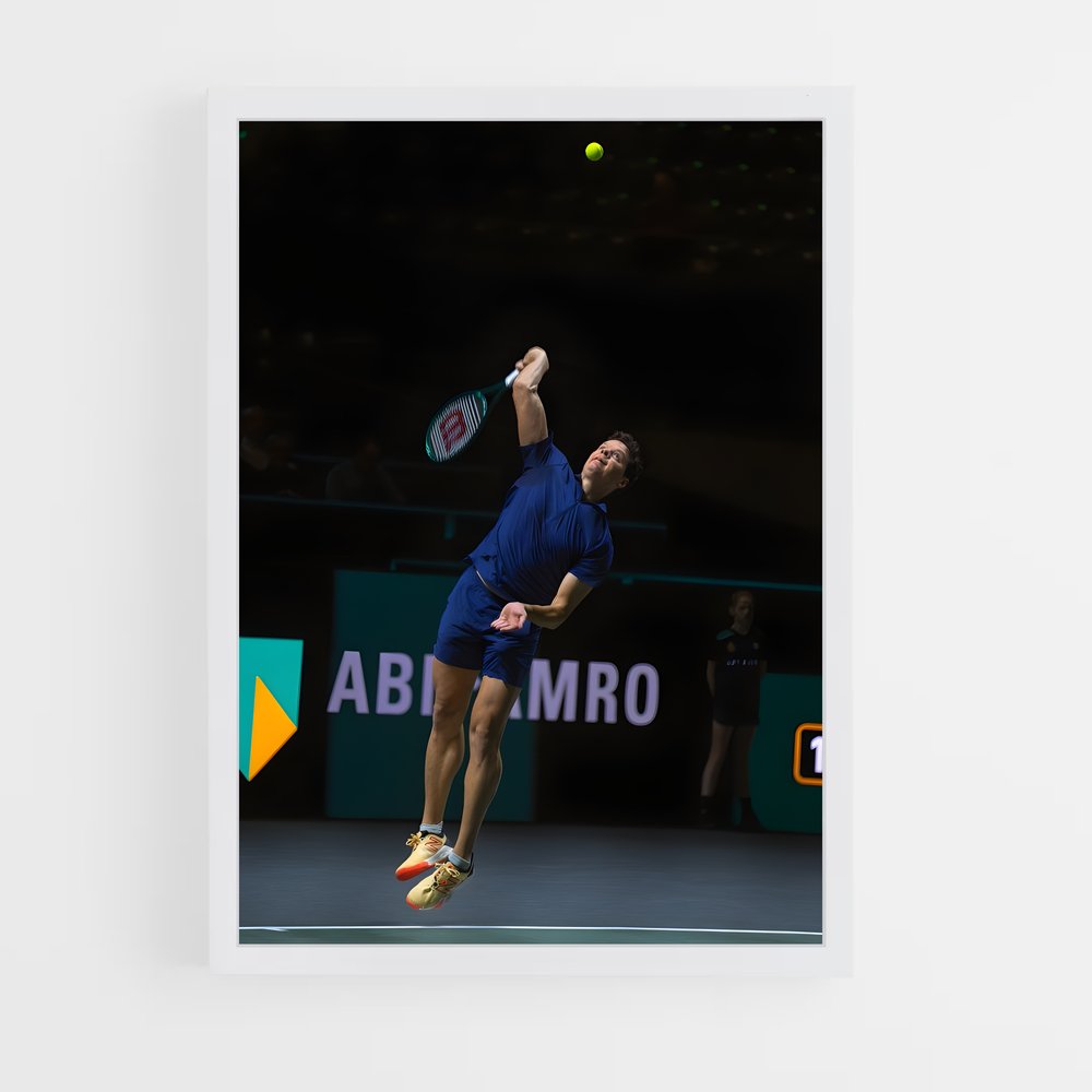 Poster Ace de Raonic – affiche Tennis (vue 3)